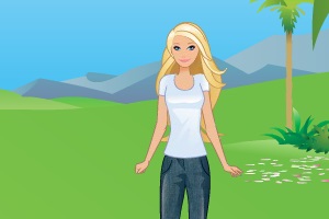 Barbie Jumping Fun game