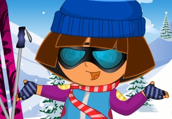 Dora Skiing Dress Up